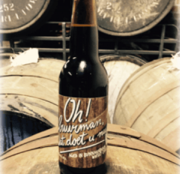 Barrel Aged barley wine oh buurman wat doet u nu?